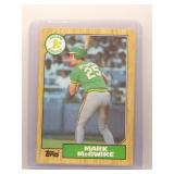 Mark McGwire 1987 Topps