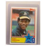 Rickey Henderson 1983 Topps All-Star
