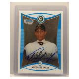 Michael Inoa 2008 1st Bowman Chrome auto