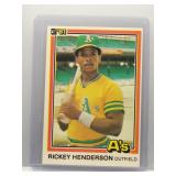 Rickey Henderson 1981 Donruss