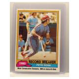 Pete Rose 1981 Topps Record Breaker