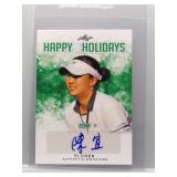 Yi Chen 2017 Leaf Happy Holdays auto
