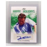 Zack Fleishman 2017 Leaf Happy Holdays auto