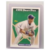 Derek Jeter 2006 Topps '92 Draft Pick reprint