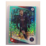 Bradley Barcola 2026 Topps Chrome Aqua Foil #/199