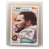 Harry Carson 1982 Topps