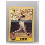 Barry Bonds 1987 Topps Rookie