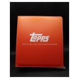 Topps Binder with Pages and 16 Cards