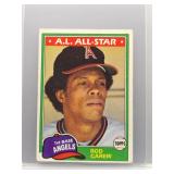 Rod Carew 1981 Topps All-Star