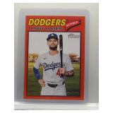 Andy Pages 2026 Topps Heritage Red Border Parallel