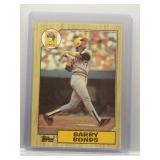Barry Bonds 1987 Topps Rookie