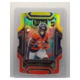 Javonte Williams 2021 Select Club Rookie die-cut