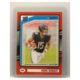 Rome Odunze 2024 Donruss Press Proof Rookie