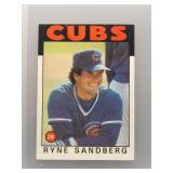 Ryne Sandberg 1986 Topps