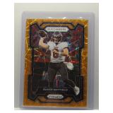 Baker Mayfield 2023 Prizm orange velocity ref.