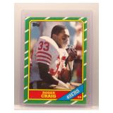 Roger Craig 1986 Topps