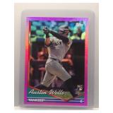 Austin Wells 2024 Topps Archives Rookie pink ref.
