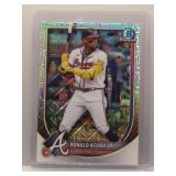 Ronald Acuna Jr. 2025 Bowman Chrome mojo ref.