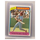 Pete Rose 1980 Topps Highlights