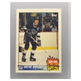 Wayne Gretzky 1990 Topps Team Scoring Leaders
