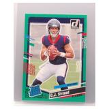 C.J. Stroud 2023 Donruss Rookie green