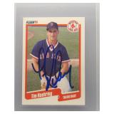 Tim Naehring 1990 Fleer auto