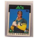 Jose Canseco 1986 Topps Traded Rookie