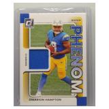 Omarion Hampton 2025 Donruss Rookie Phenom patch