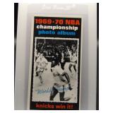 New York Knicks 1970 Topps NBA Championship
