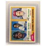 Reggie Jackson/Mike Schmidt 1981 Topps HR Leaders