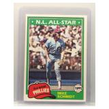 Mike Schmidt 1981 Topps all-star