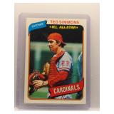 Ted Simmons 1980 Topps all-star