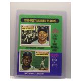 Mickey Mantle/Don Newcombe 1975 Topps '56 MVPs