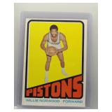1972 Topps Willie Norwood