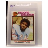 Earl Campbell 1979 Topps Record Breaker Rookie