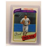Fred Lynn 1980 Topps all-star