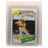Rickey Henderson 1980 Topps Rookie