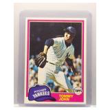 Tommy John 1981 Topps