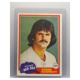 Dennis Eckersley 1981 Topps