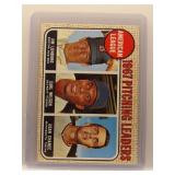 Jim Lonborg 1968 Topps AL PItching Leaders