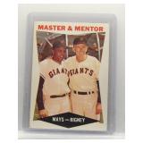 Willie Mays Bill Rigney 1960 Topps