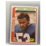 Harry Carson 1978 Topps