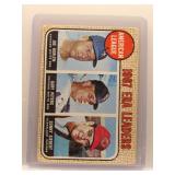 1968 Topps AL ERA Leaders