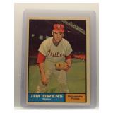 Jim Owens 1961 Topps