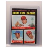J. Bench/B. Williams/T. Perez 1971 Topps NL HR...