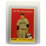 Al Worthington 1958 Topps