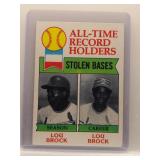 Lou Brock 1979 Topps All-Time Stolen Base...