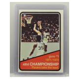 1972 Topps Aba Championship Pacers Take The Lead