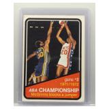 1972 Topps Aba Championships Mcginnis Blocks A...