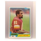 Art Monk 1981 Topps Rookie